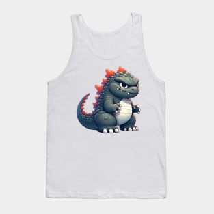 Cute Godzilla Tank Top